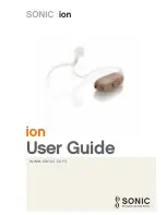 Sonic Ion User Manual preview