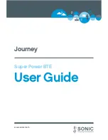 Предварительный просмотр 1 страницы Sonic Journey 40 Super Power User Manual