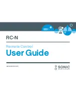 Sonic RC-N User Manual preview