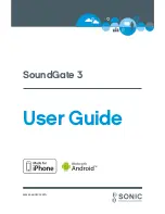 Предварительный просмотр 1 страницы Sonic SoundGate 3 User Manual