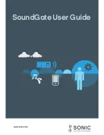 Sonic SoundGate User Manual preview