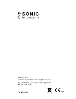 Preview for 26 page of Sonic Touch User Manual