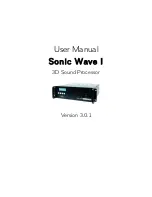 Sonic Wave I User Manual preview