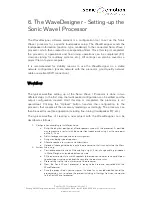 Предварительный просмотр 19 страницы Sonic Wave I User Manual