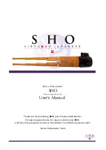 Sonica Instruments Virtuoso Japanese SHO User Manual preview