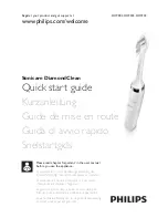 Sonicare DiamondClean HX9333 Quick Start Manual preview