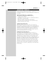 Preview for 43 page of Sonicare elite e7000 Series User Manual