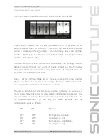 Preview for 7 page of SONICCOUTURE CLAV User Manual