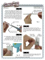 Preview for 7 page of SonicDad Sonic Silhouette Assembly Instructions Manual