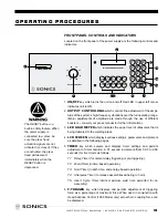 Preview for 14 page of Sonics FM Instruction Manual