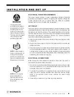 Предварительный просмотр 10 страницы Sonics H520 T/E Instruction Manual