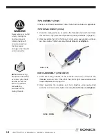 Предварительный просмотр 13 страницы Sonics H520 T/E Instruction Manual