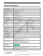 Preview for 6 page of Sonics H520E Instruction Manual