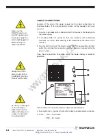 Preview for 13 page of Sonics H520E Instruction Manual