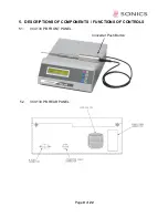 Предварительный просмотр 9 страницы Sonics VCX130 PB Operation Manual