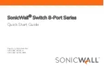 Preview for 1 page of SonicWALL 8-Port Series Quick Start Manual