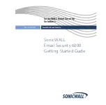 Предварительный просмотр 1 страницы SonicWALL Email Security 6000 Getting Started Manual