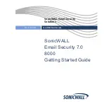 SonicWALL Email Security 7.0 8000 Getting Started Manual preview