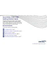 Предварительный просмотр 2 страницы SonicWALL NSA 2400 Getting Started Manual