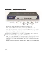 Предварительный просмотр 9 страницы SonicWALL PRO 2040 Quick Start Manual