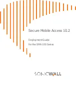 Preview for 1 page of SonicWALL SMA 100 Series Deployment Manual