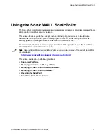 Preview for 8 page of SonicWALL SonicPoint Administrator'S Manual