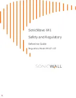 SonicWALL SonicWave 641 Reference Manual preview