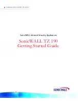 Preview for 1 page of SonicWALL TZ 190 User Manual