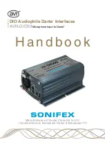 Sonifex AVN-DIO09 Handbook preview