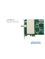 Предварительный просмотр 1 страницы Sonifex PC-FM6-32 Handbook