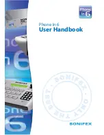 Sonifex Phone In 6 User Handbook Manual preview