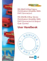 Preview for 1 page of Sonifex Redbox RB-DA6R User Handbook Manual