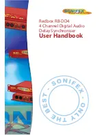 Sonifex Redbox RB-DD4 User Handbook Manual preview