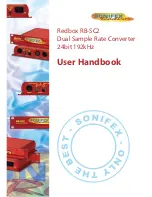 Sonifex Redbox RB-SC2 User Handbook Manual preview