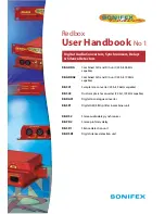 Preview for 1 page of Sonifex Redbox RB Series User Handbook Manual