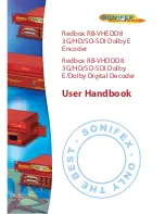 Предварительный просмотр 1 страницы Sonifex Redbox RB-VHDDD8 User Handbook Manual