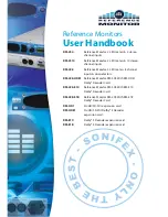 Sonifex Reference Monitors RM Series User Handbook Manual preview