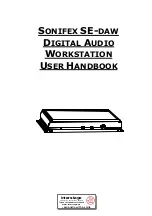 Preview for 1 page of Sonifex SE-DAW User Handbook Manual