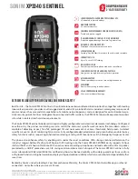 Sonim XP3340 SENTINEL Specification предпросмотр