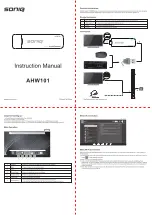 Предварительный просмотр 1 страницы SONIQ AHW101 Instruction Manual