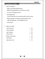 Preview for 4 page of SONIQ CSA100K-AU Instruction Manual