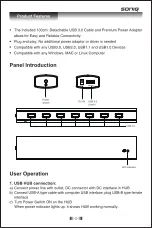 Предварительный просмотр 4 страницы SONIQ CUH103K Instruction Manual