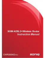 SONIQ CWR300ND-AU Instruction Manual preview