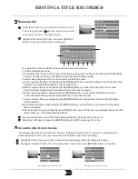 Предварительный просмотр 28 страницы SONIQ DVR150 Operation Manual