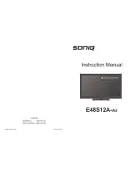 SONIQ E48S12A-Au Instruction Manual предпросмотр