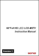 Предварительный просмотр 1 страницы SONIQ Freeview Instruction Manual