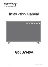 SONIQ G50UW40A Instruction Manual preview