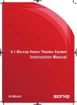 Предварительный просмотр 1 страницы SONIQ H100-AU Instruction Manual