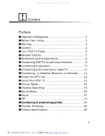 Preview for 4 page of SONIQ PT50HD Operation Manual