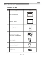 Preview for 2 page of SONIQ Qframe QFD72GK Instruction Manual